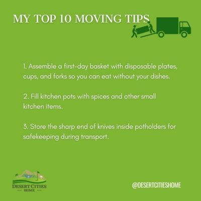 Top 10 MOVING TIPS