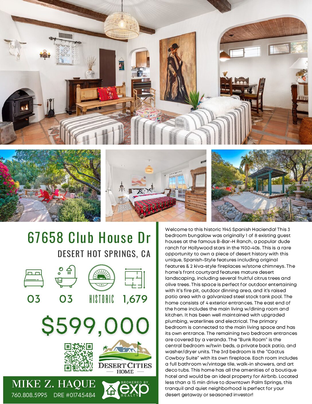 67658 Club House Dr Listing Flyer